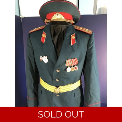 Russian Army Colonel Full Officer Uniform Set Hat, Coat, Breeches, Boots, Medals Russian Army Colonel Full Officer Uniform Set Hat, Coat, Breeches, Boots, Medals